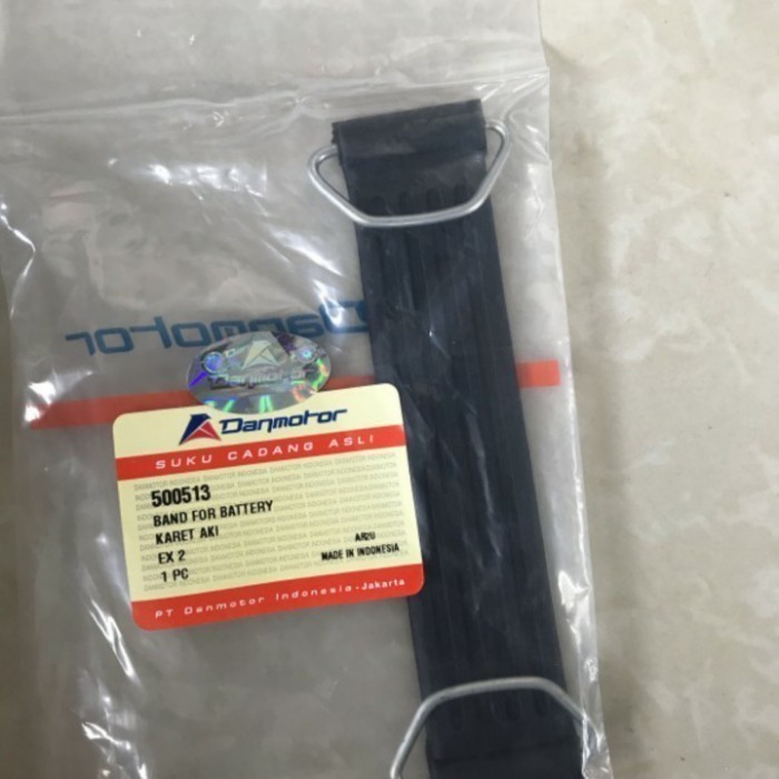 [ORIGINAL BOSS] Karet Aki Vespa PX Exclusive Karet Accu Karet Sabuk Aki Danmotor Ori