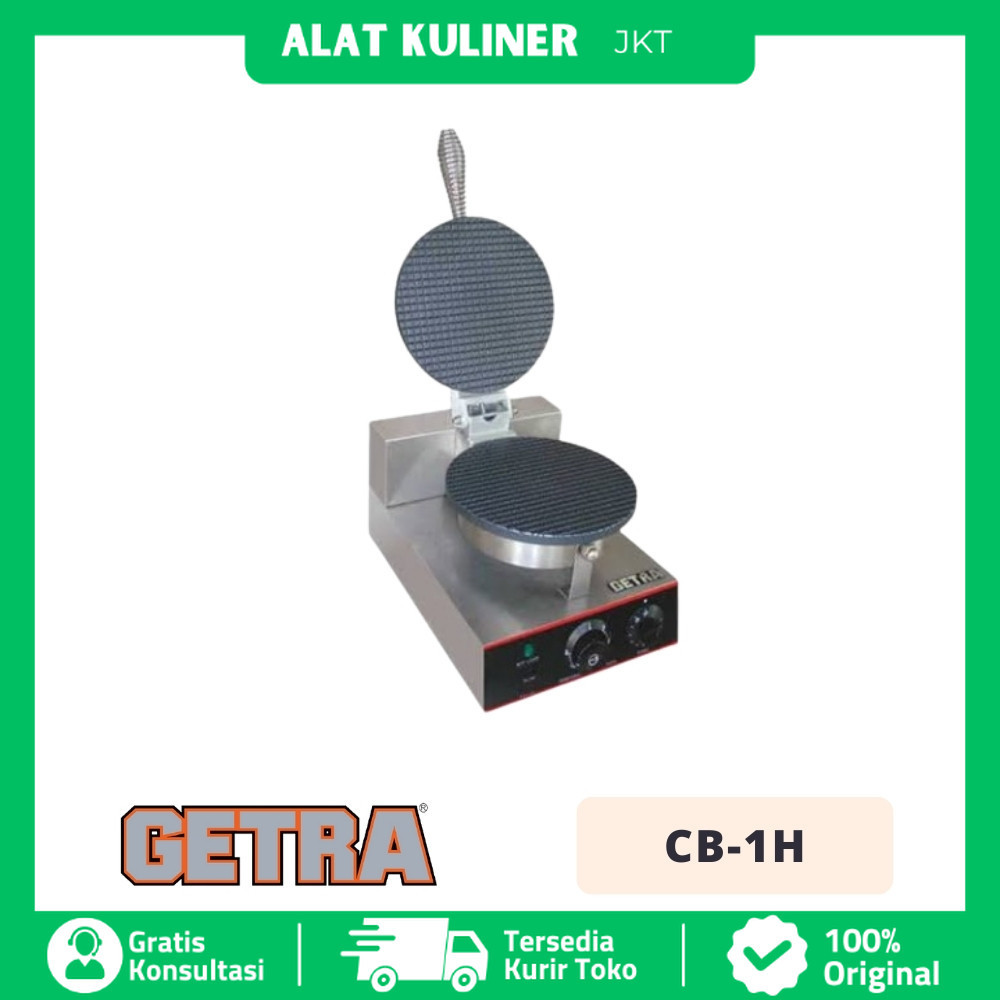 MESIN CONE ES KRIM GETRA CB 1H CB-1H PEMBUAT ICE CREAM CONE BAKER