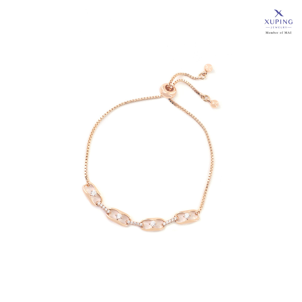 Xuping Gelang Serut Korea Emas Lapis Emas 0131240782