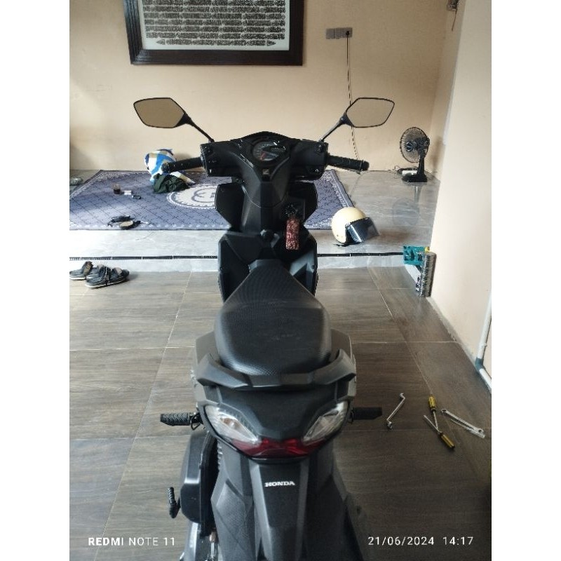 Yexstoree Spion Pcx Down Size Spion Pcx Bubut Tangkai Pendek Spion Motor Beat Vario Pcx Adv