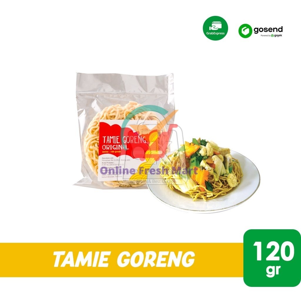

Mie Tamie Goreng Original GLORIA 120gr (KHUSUS INSTANT) - Online Fresh Mart Denpasar