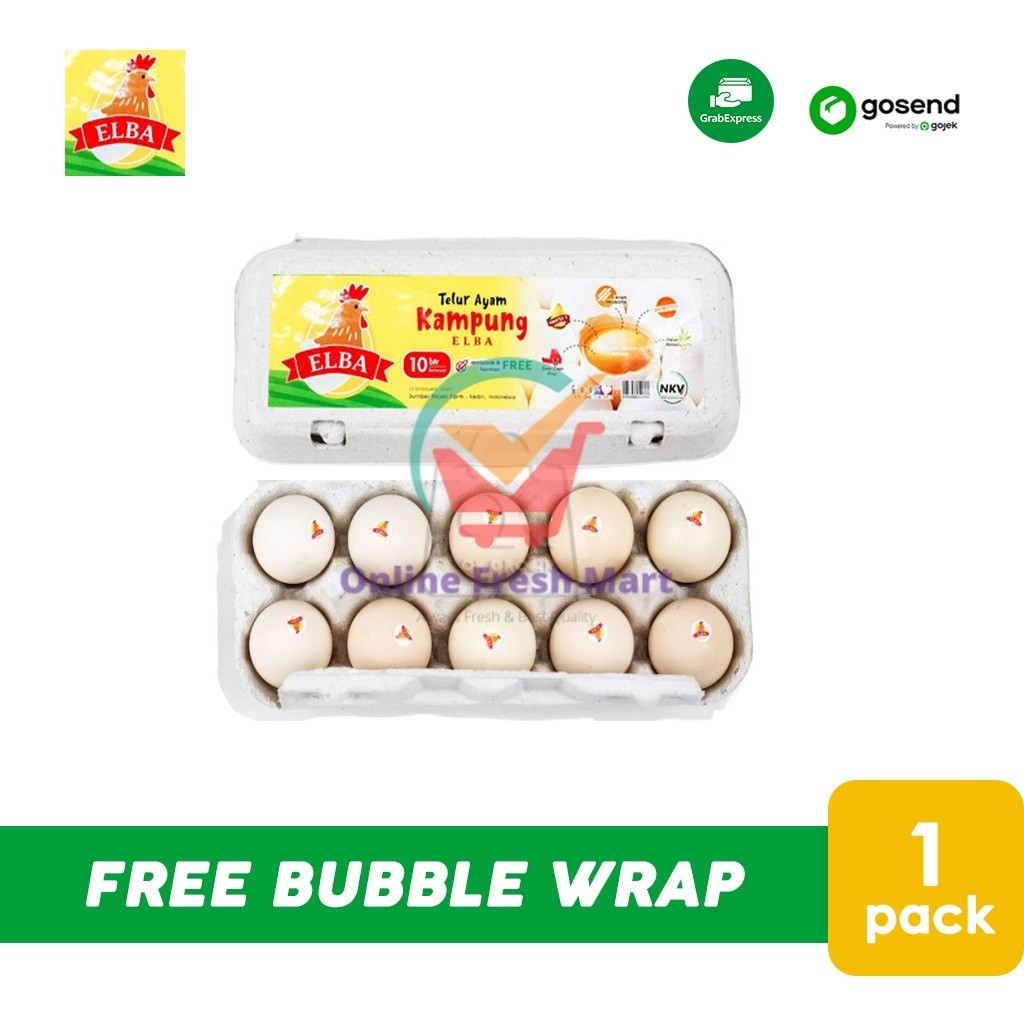 

Telur Ayam Kampung Elba 1pack isi 10btr (KHUSUS INSTANT) - Online Fresh Mart Denpasar