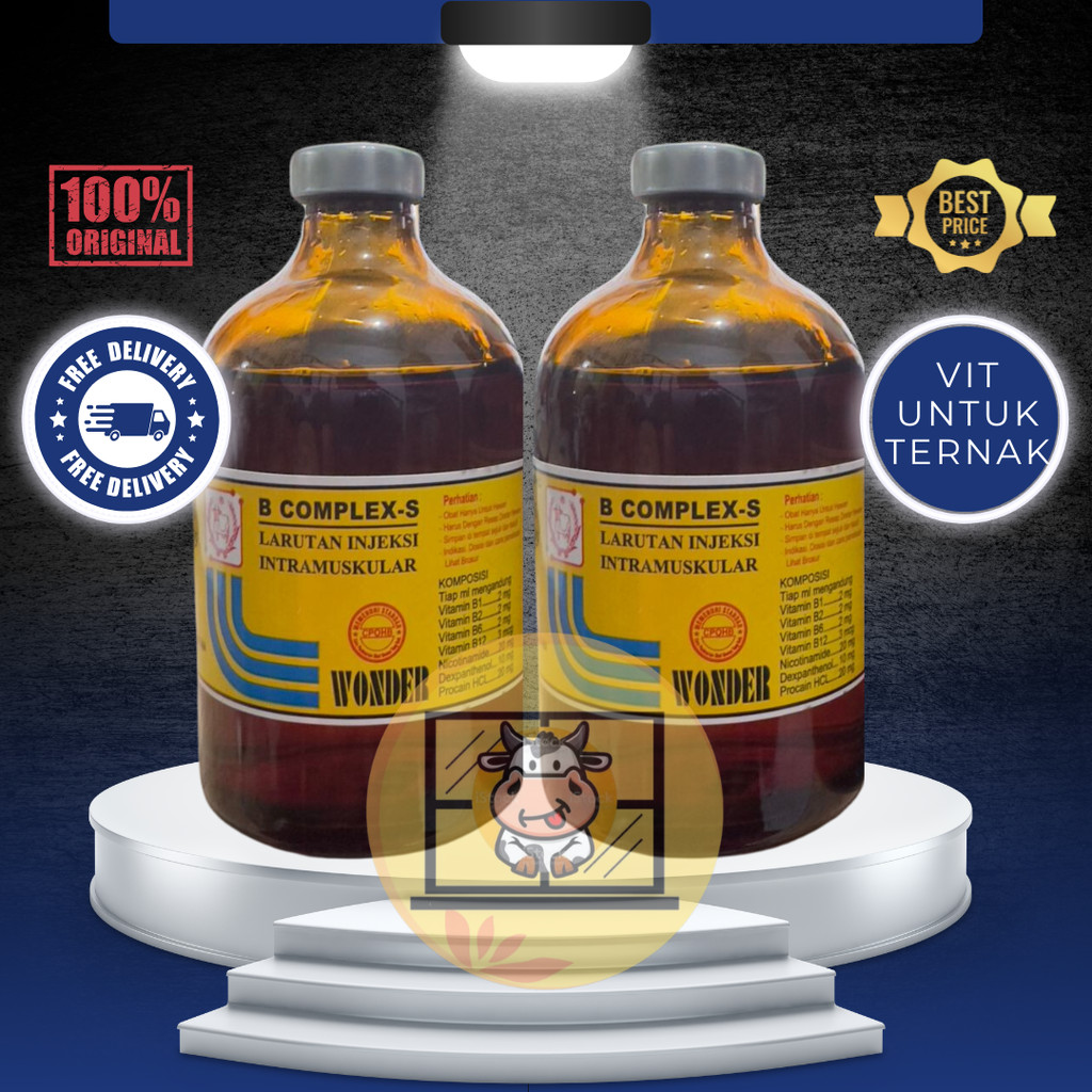 B COMPLEX-S WONDER 100 ml - Vitamin B Kompleks Hewan - B Complex