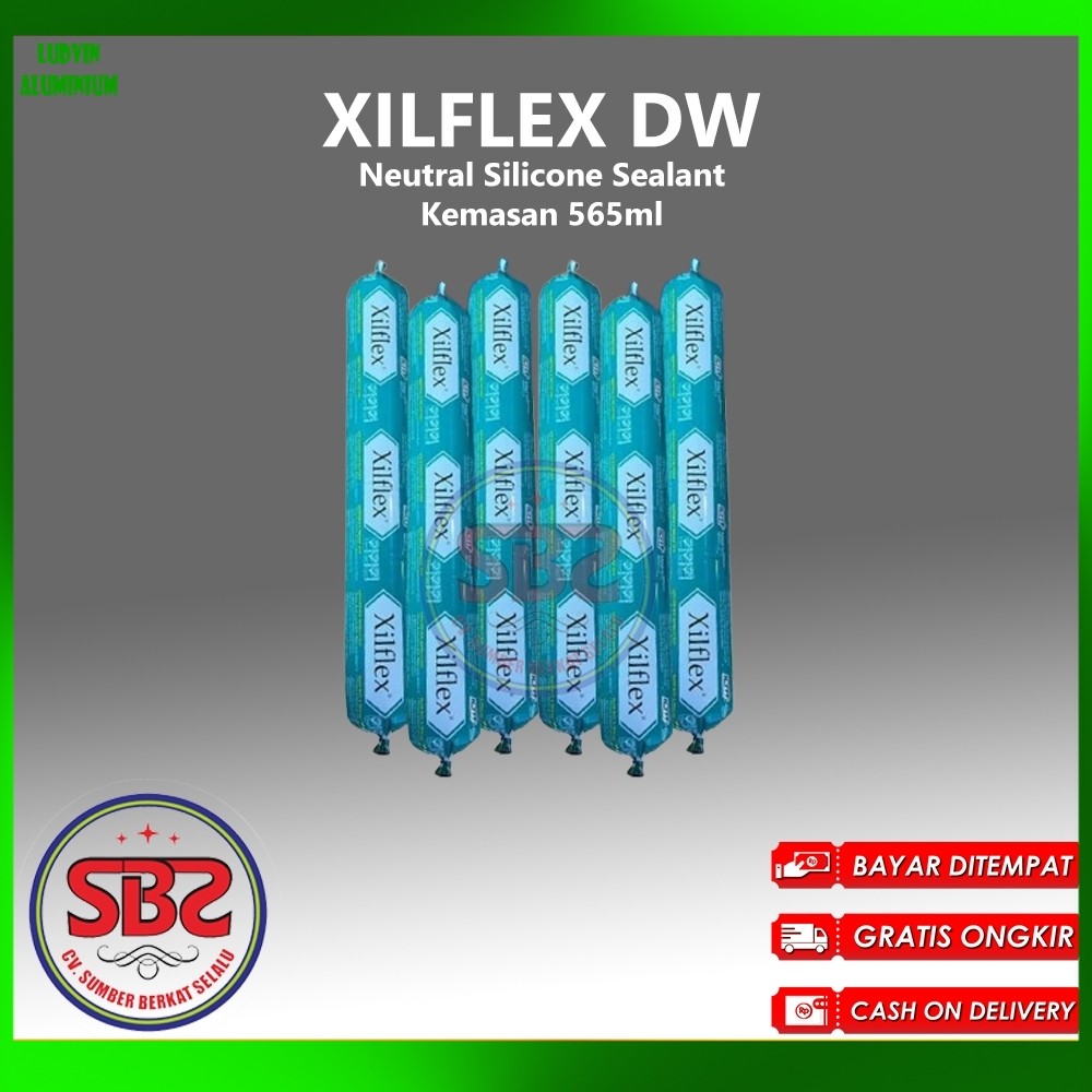 XILFLEX DW LEM Sosis Silicone Sealant Lem Kaca Kayu Aluminium Kusen DLL - Sealant Silicone Netral XI