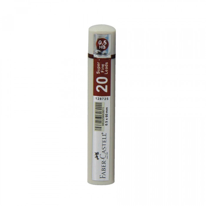 

FABER CASTELL REFILL PENSIL MEKANIK HB 0.5MM / FABER CASTELL ISI PENSIL LEAD SUPERFINE HB 0.5MM