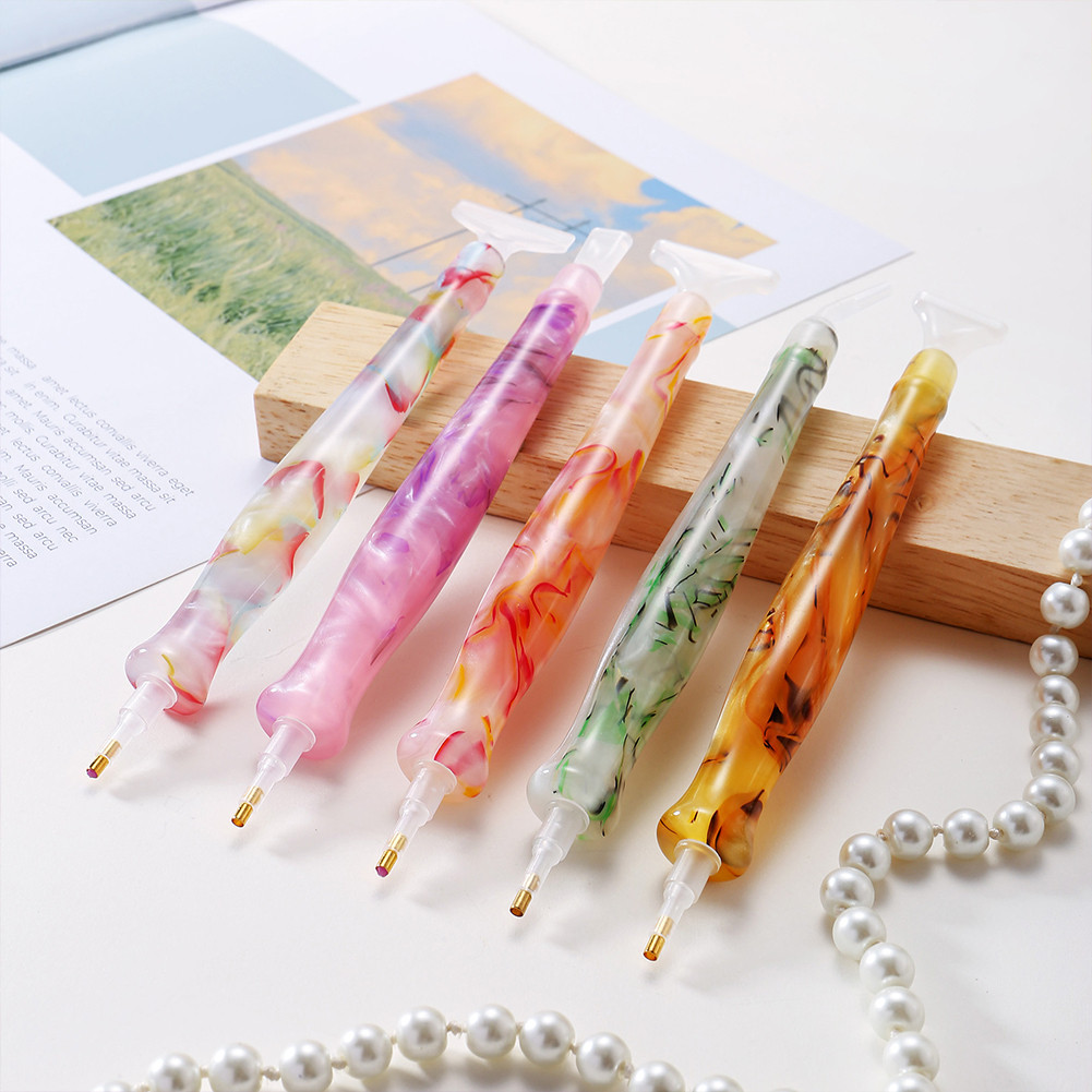 

Resin Diamond Painting Accessories Pen with Replacement Pen Heads 5D DIY Diamond Painting Pick Up Pen Set Rhinestone Craft Tool