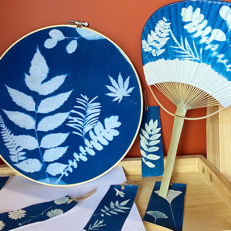 

Cyanotype Diy Kit Fabric Supplies Making Liquid Materials Sponge Brush Paper Sheets Blueprints Sensitizer Photographic Set High