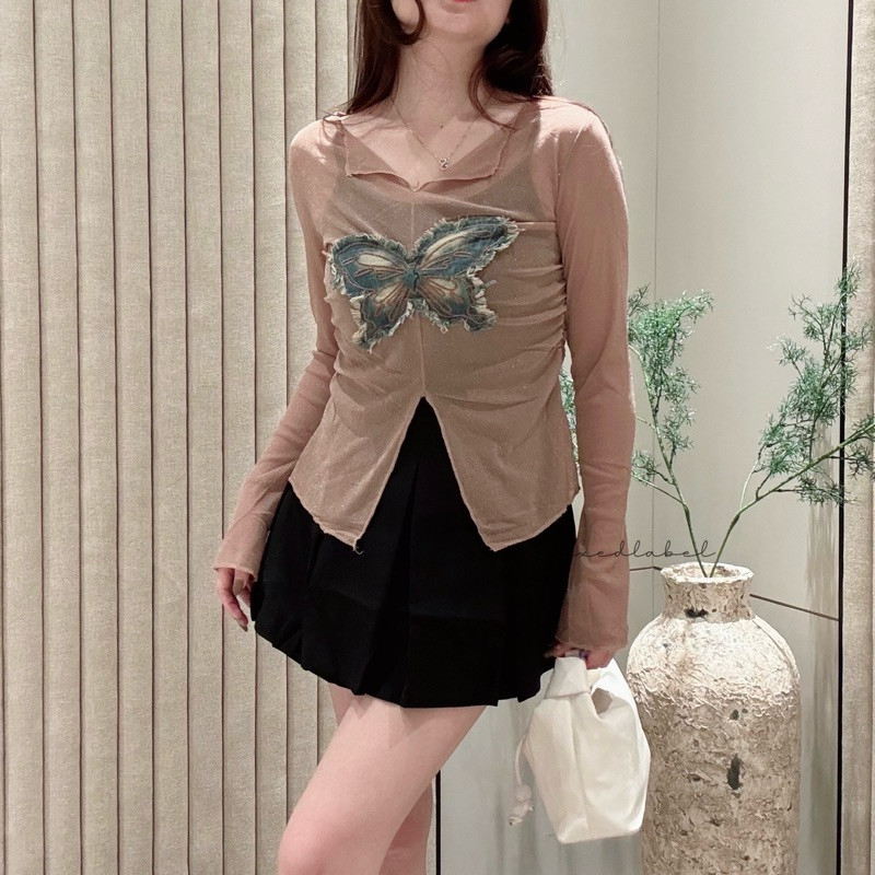 G32 TOP [ Atasan wanita  Atasan rajut lengan panjang rajut Kaos wanita Vest wanita Atasan Wanita Ata