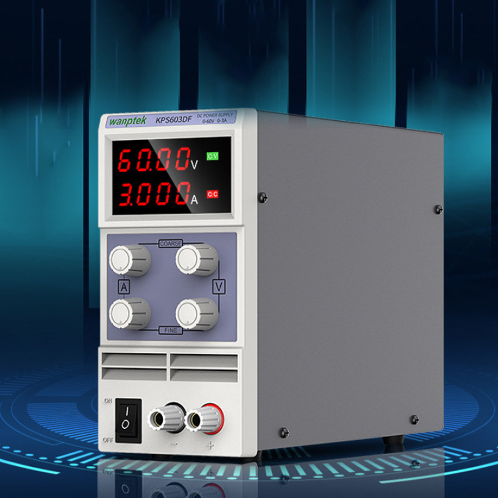 KPS603DF Adjustable High precision double LED display switch DC Power Supply protection function 60V