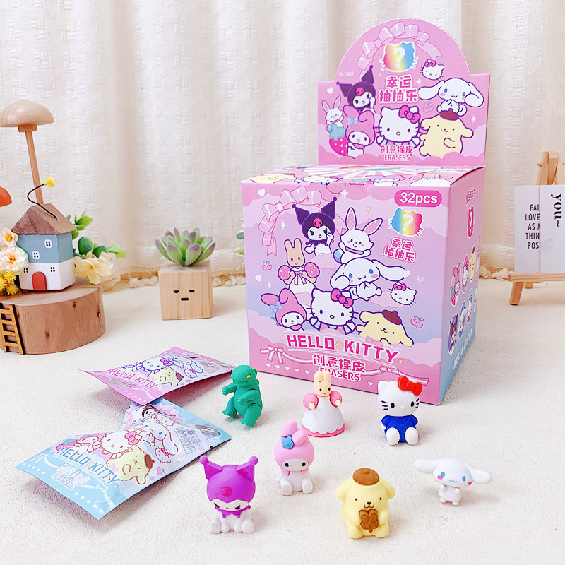

Penghapus Mystery Bag / Cute Eraser Blind Bag / Mystery Box Penghapus Motif Sanrio Pokemon - OS0361