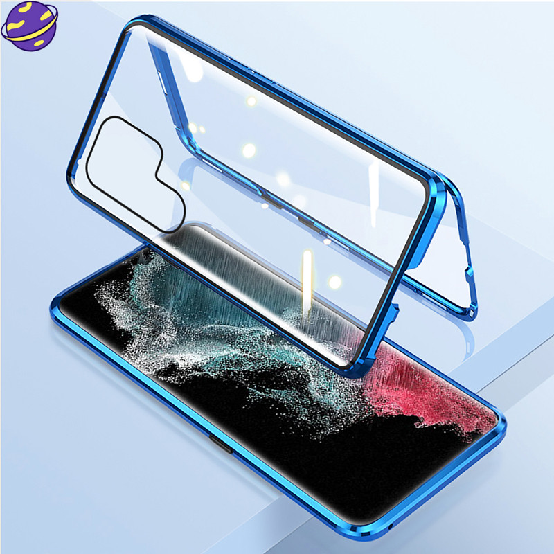 Magnetic Case for Samsung Galaxy S25 S24 S23 S22 S21 S20 Ultra S10 S9 S8 Plus Note 20 Ultra Note 10 