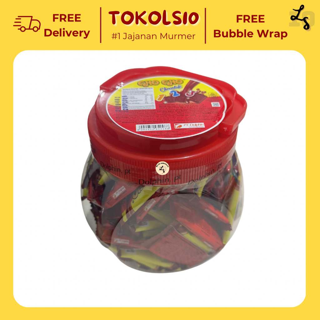 

[TOPLES/JAR] Cho Cho Chocolate 1 2 3 Isi 60 pcs 3.2gr