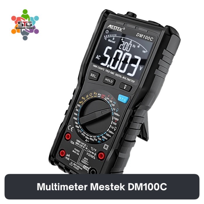 Multimeter Mestek DM100C TRMS AC DC Manual Auto Range NCV Multitester