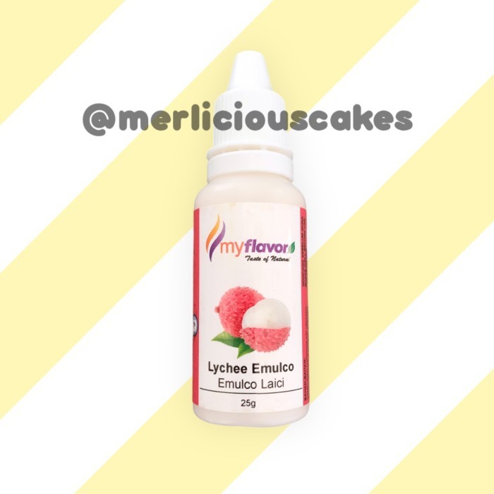 

My Flavor Lychee Leci Emulco Perasa dan Pewarna Makanan