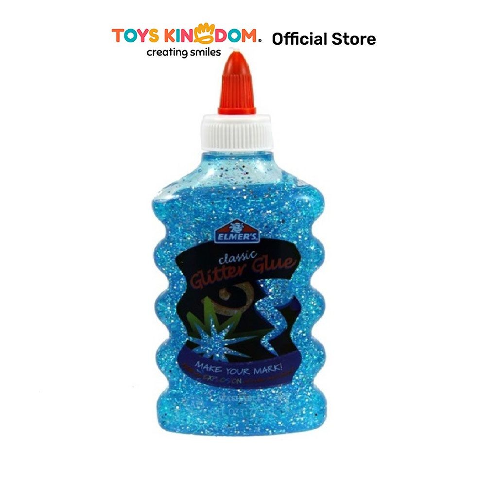 

Toys Kingdom Elmers 177 ml Lem Glitter 2090853 - Biru