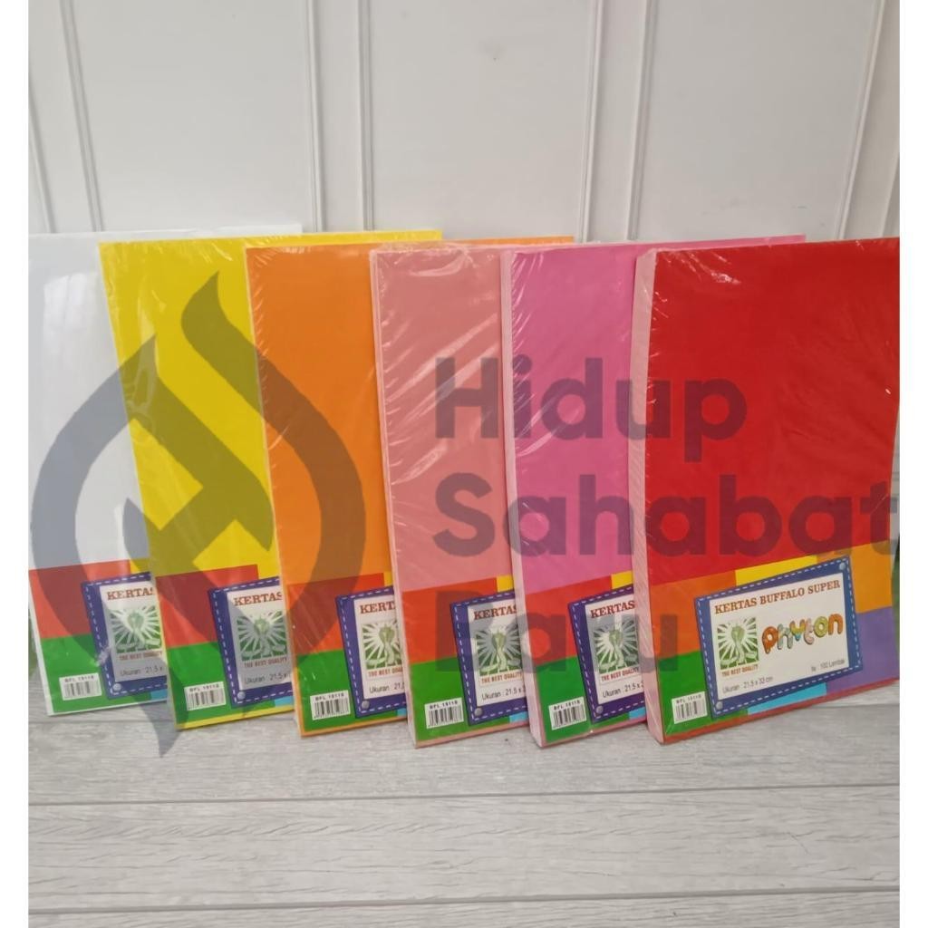 

SATU PACK ( 100 LEMBAR ) Kertas Buffalo / Kertas Bufalo Phyton 150Gsm