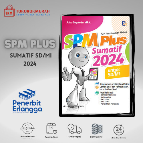 SPM PLUS US SD/MI 2024 + Kunci Jawaban Penerbit Erlangga