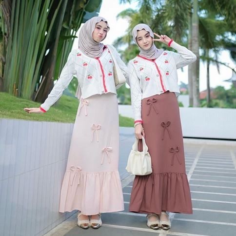 JALLPRONEW - ZRX ANGEL ROK WANITA / RISA SKIRT PITA / ROK PANJANG WANITA KEKINIAN / ROK MUSLIM WANIT