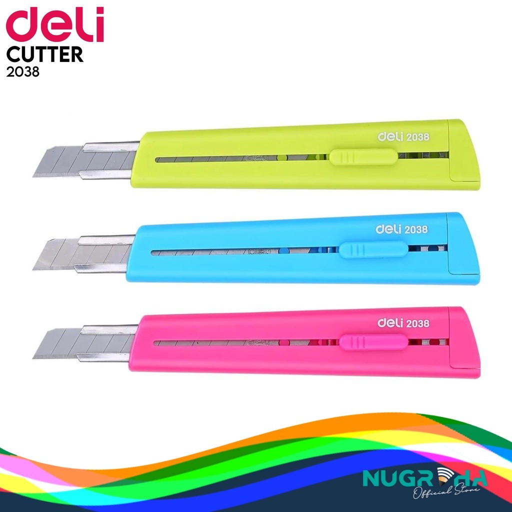 

PISAU CUTTER DELI 2038