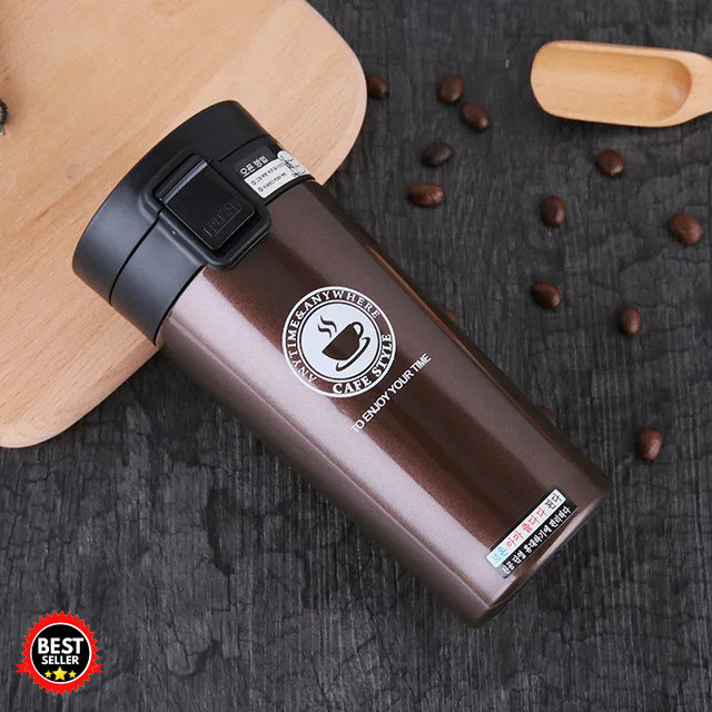 Thermos Kecil Mini Termos kopi Stainless Steel Vacum Tumbler 380ml