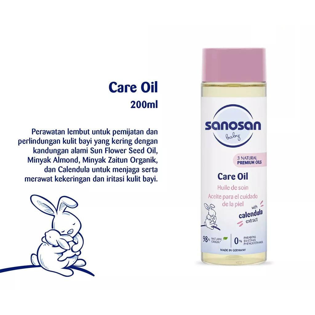 Sanosan Baby Care Oil 200ml [JB]