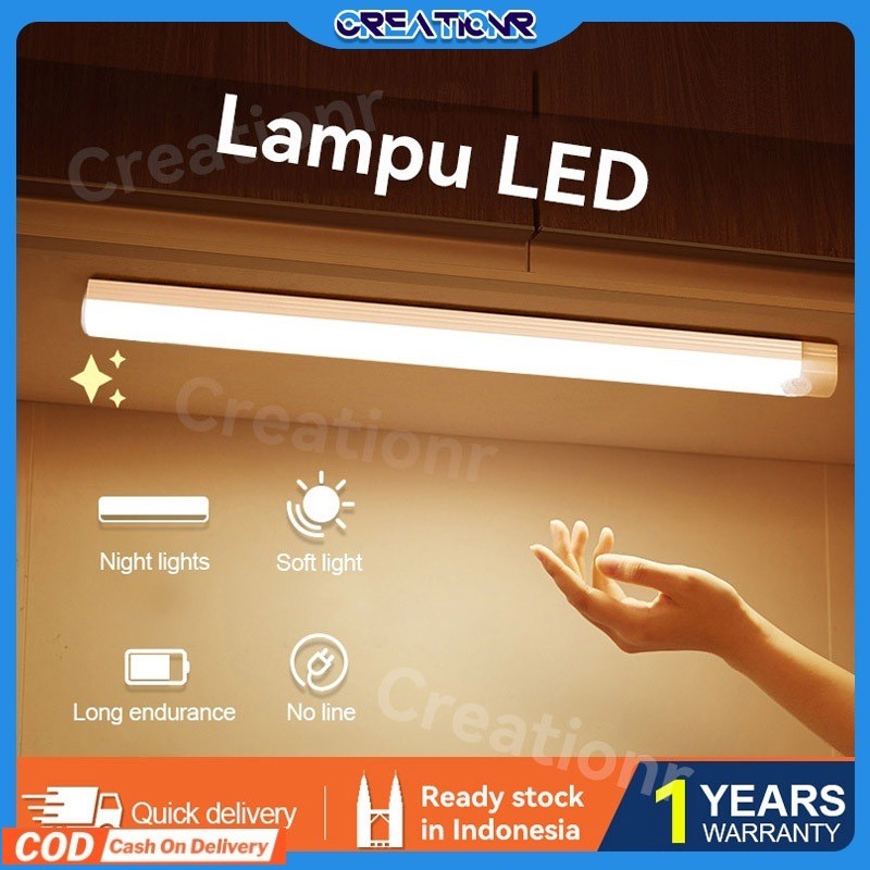 50cm Cahaya Putih Dan Kuning/lampu Sensor Gerak/lampu Sensor Gerak Otomatis/lampu Sensor/lampu Senso