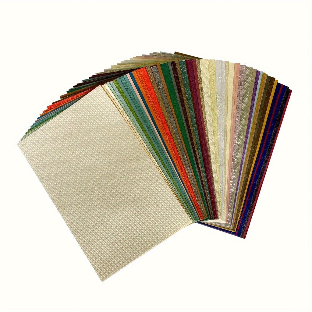 

A6/A5 Pearl Collection Cardstock 50 sheets of non-repeating cardstock scrapbooking invitations thank you notes and DIY crafts