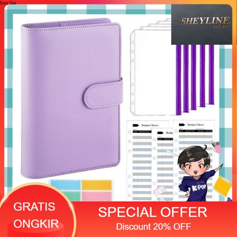 

SET LENGKAP Hemat Murah Binder A6 - 6 Ring Budgeting Planner Nabung Value Pack Murah