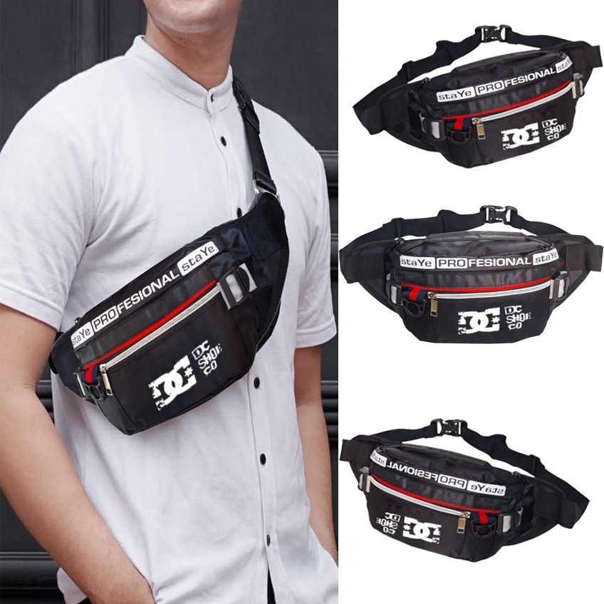 TAS SELEMPANG PRIA DC TAS PINGGANG PRIA WAITSBAG PRIA SLINGBAG PRIA HANDBAG PRIA TERLARIS
