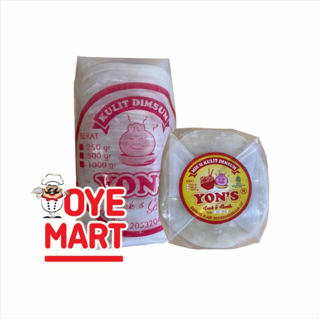 YON'S KULIT DIMSUM PUTIH KECIL UKURAN 7 CM