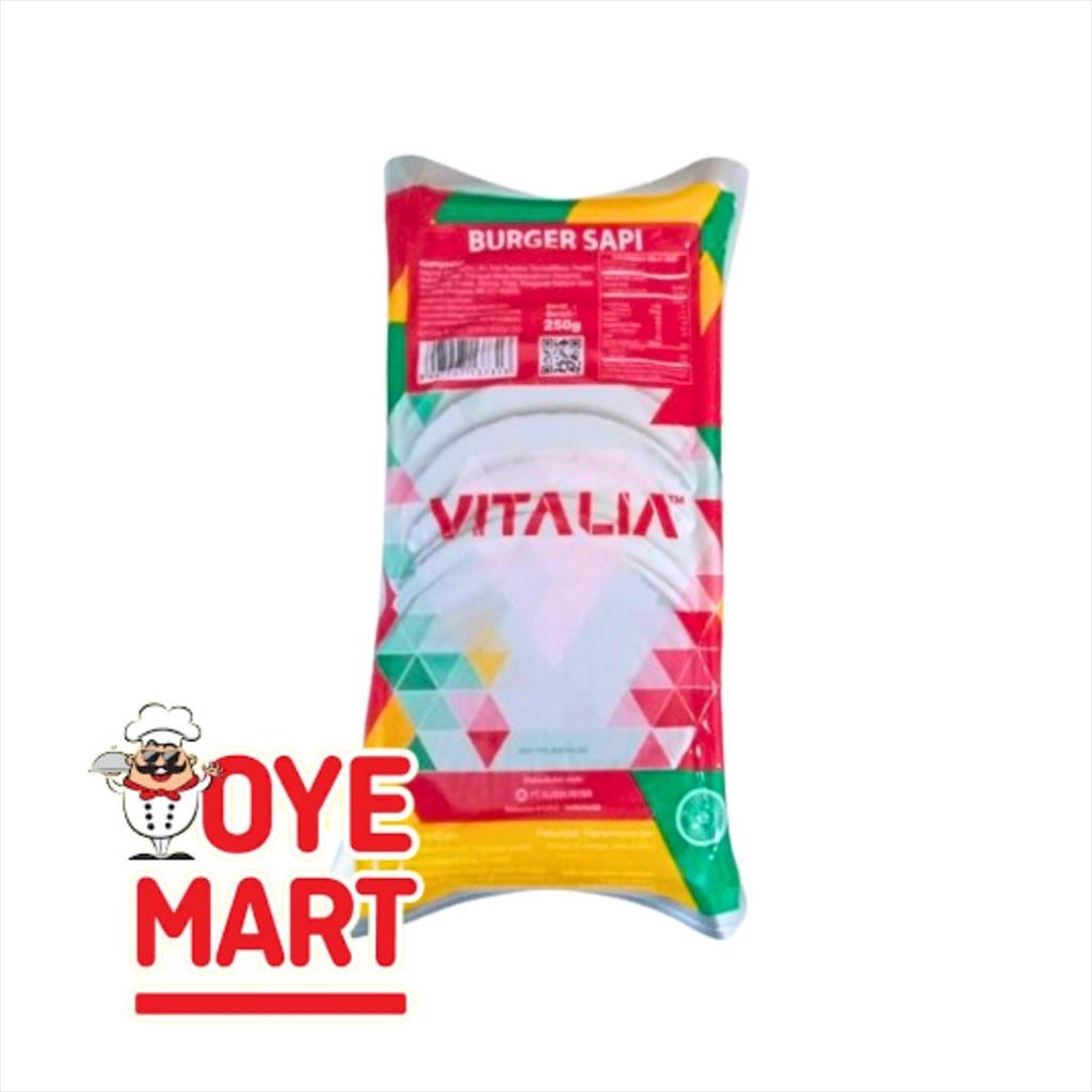 

VITALIA BURGER SAPI 250GR ISI 10