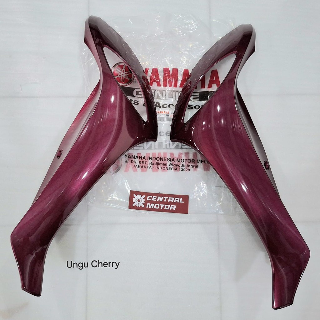 COVER SAYAP DEPAN FINO 125 RED BERRY UNGU MUDA