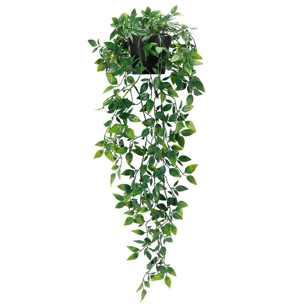 Fake Hanging Plants, Artificial Small Potted Plants for Indoor Outdoor Aesthetic Office Living Room 