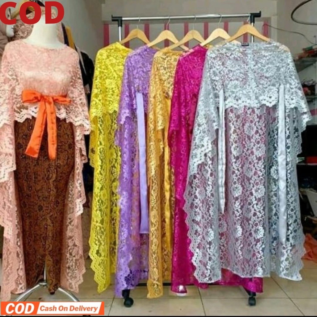 cape brokat panjang, outer brokat premium, baju kondangan, long cape, outer cape