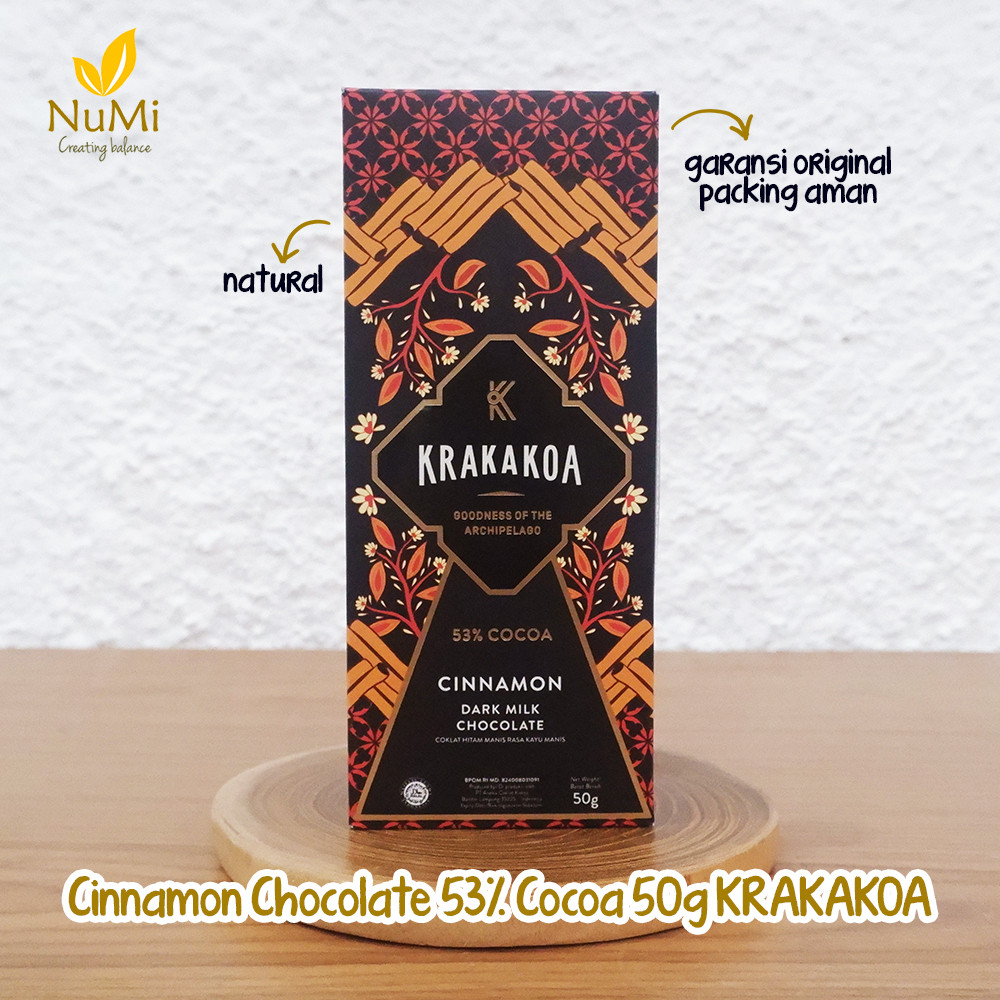 

Krakakoa CINNAMON Flavoured Dark Milk Chocolate Coklat Susu