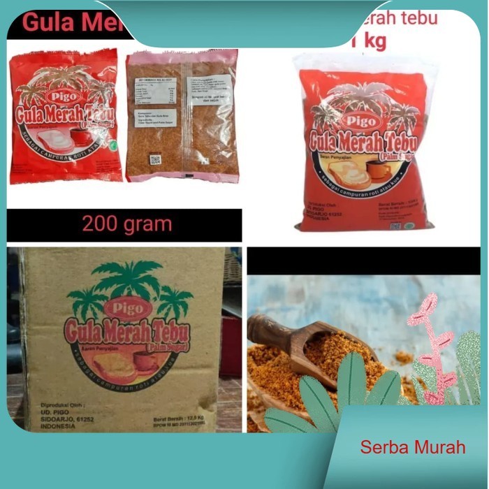 

Gula aren bubuk PIGO (palm sugar) / Pigo Palmsuiker / Gula Palem 200gr