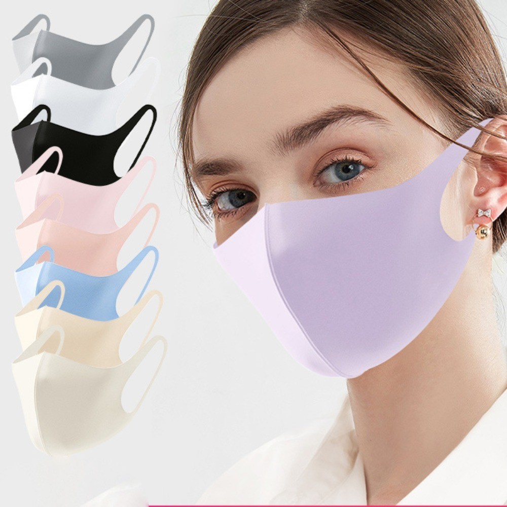 Anti-uv Cycling Mask UPF50+ Ice Silk Sunscreen Mask Summer Outdoor Sports Riding Face Mask Sun Visor