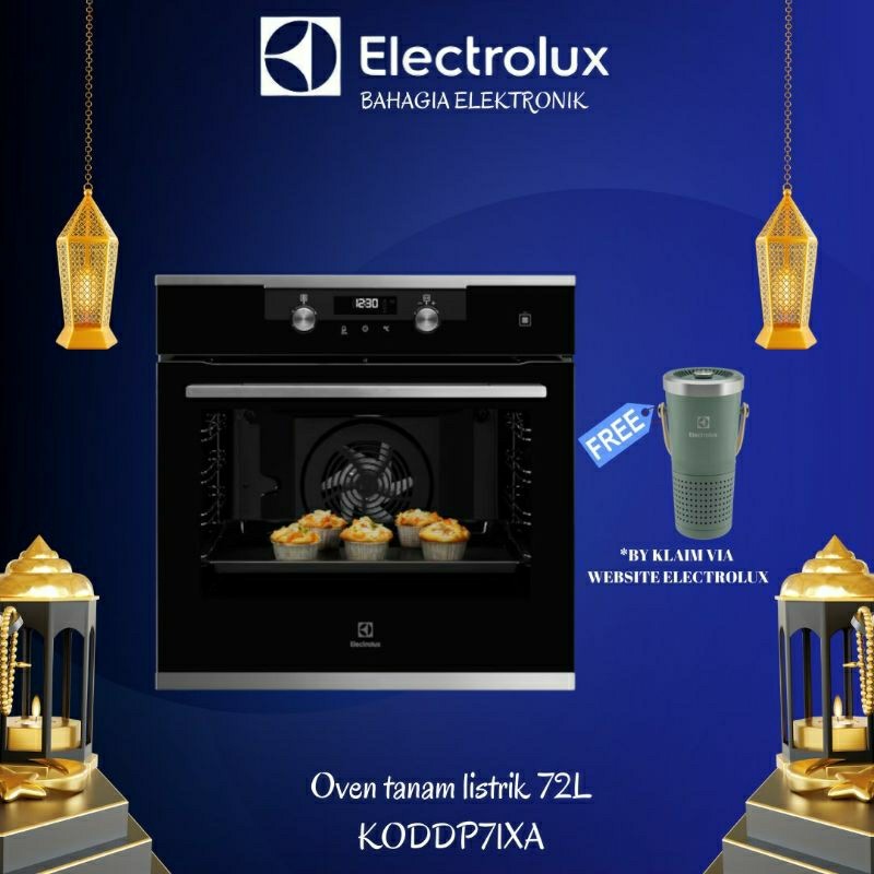ELECTROLUX KODDP71XA oven listrik tanam 72 liter