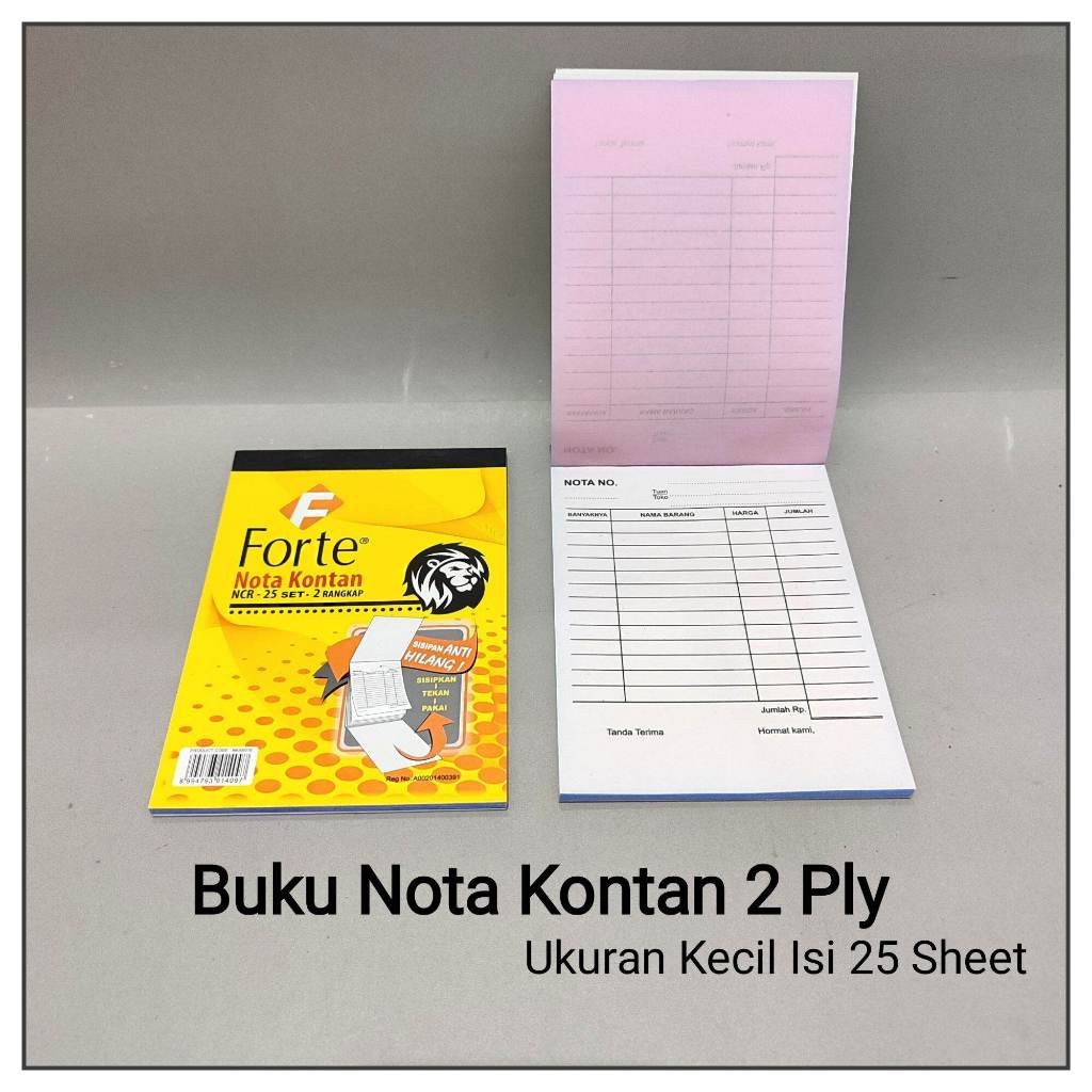 

[S_ATK] NOTA FORTE 2 PLY KECIL