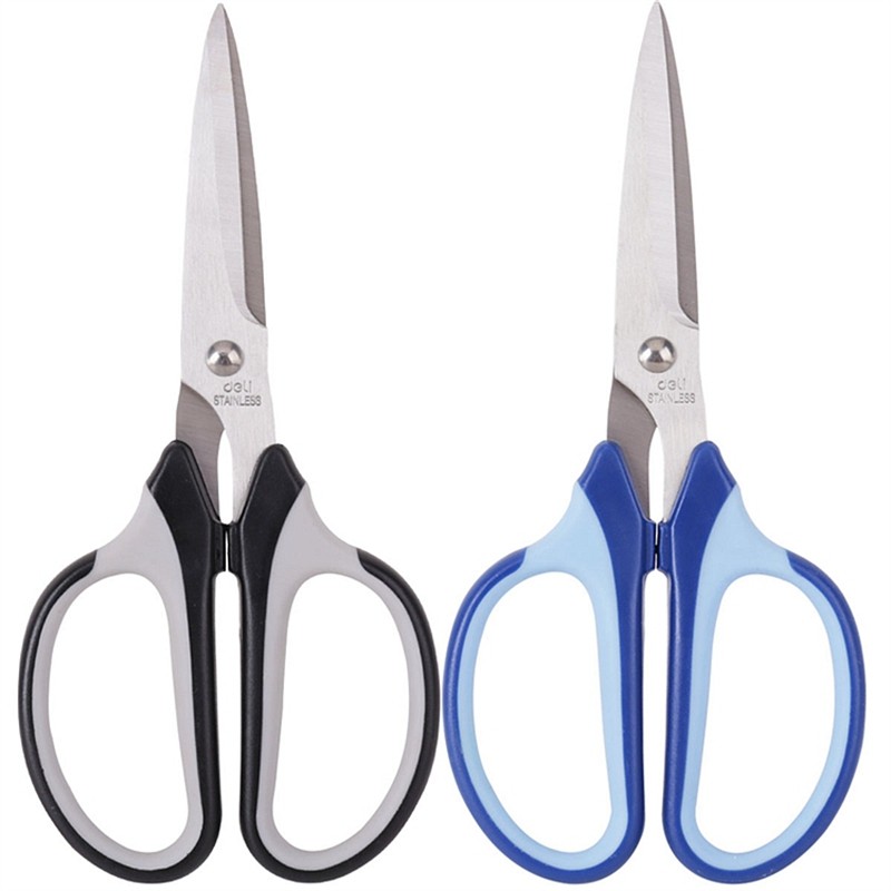 

Deli 6001 Home Scissors 190mm(7.5") stainless steel scissors retail packing