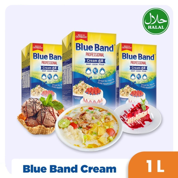 

Blue Band Professional Cream Multipurpose 1L - KRIM MASAK DAN KUE SERBAGUNA
