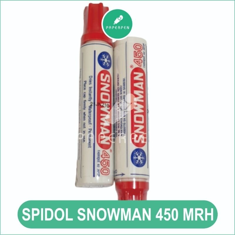 

(PST.ATK) SPIDOL SNOWMAN JUMBO 450 MERAH