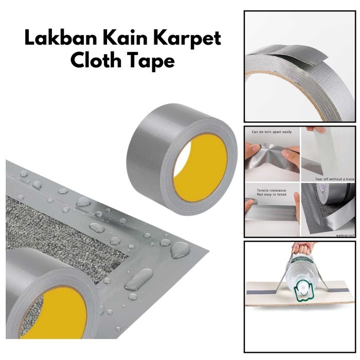 

SPCR Lakban Kain Karpet Multifungsi Cloth Tape Writable 10M NBL29D