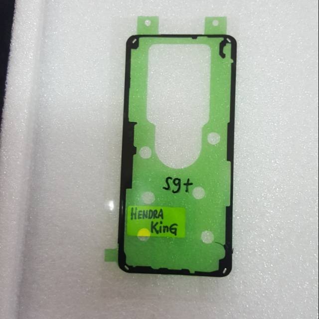 

stiker lem perekat samsung s9 plus / lem tutup belakang