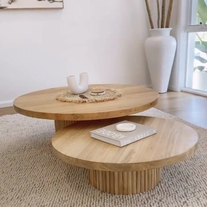 Meja Tamu Jati Minimalis Meja Minimalis Meja Tamu Bundar