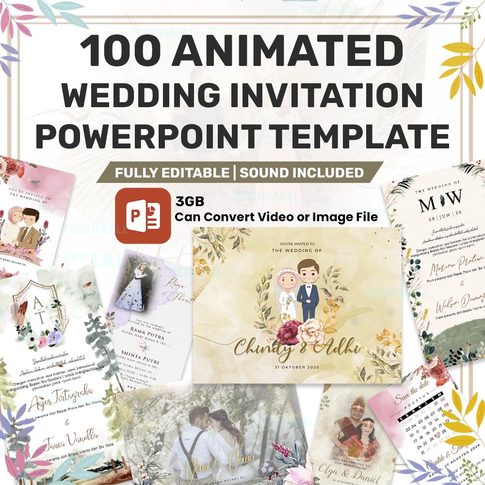 

NS Animated Wedding Invitation PowerPoint Video Template