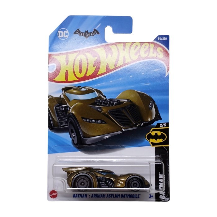 Hot Wheels Batman : Arkham Assylum Batmobile Gold - C 2025