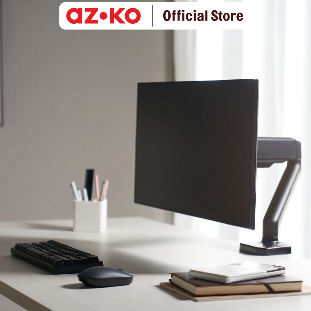 AZKO Krisbow Bracket Monitor Led Lcd 17-32 inci - Hitam Fixed Fixture Monitor Penyangga Layar Breket