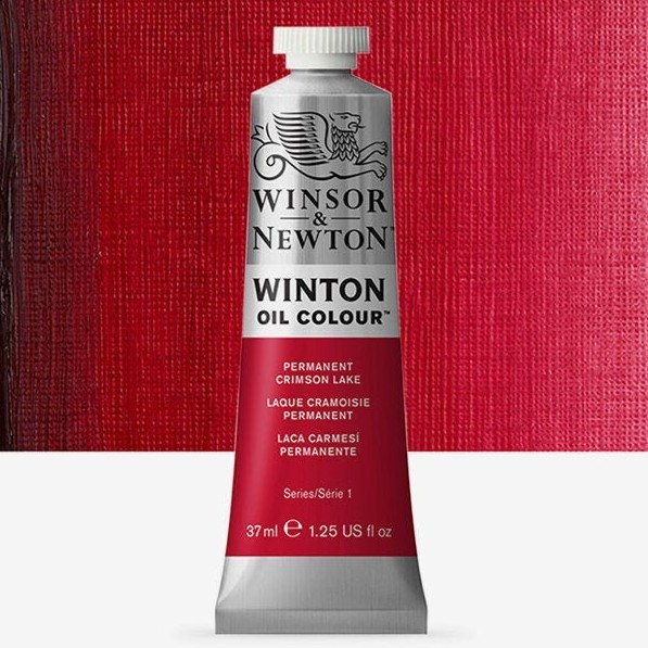 

best -Cat Minyak Winton Oil Colour 37 ml Winsor & Newton - PermCrimsonLake
