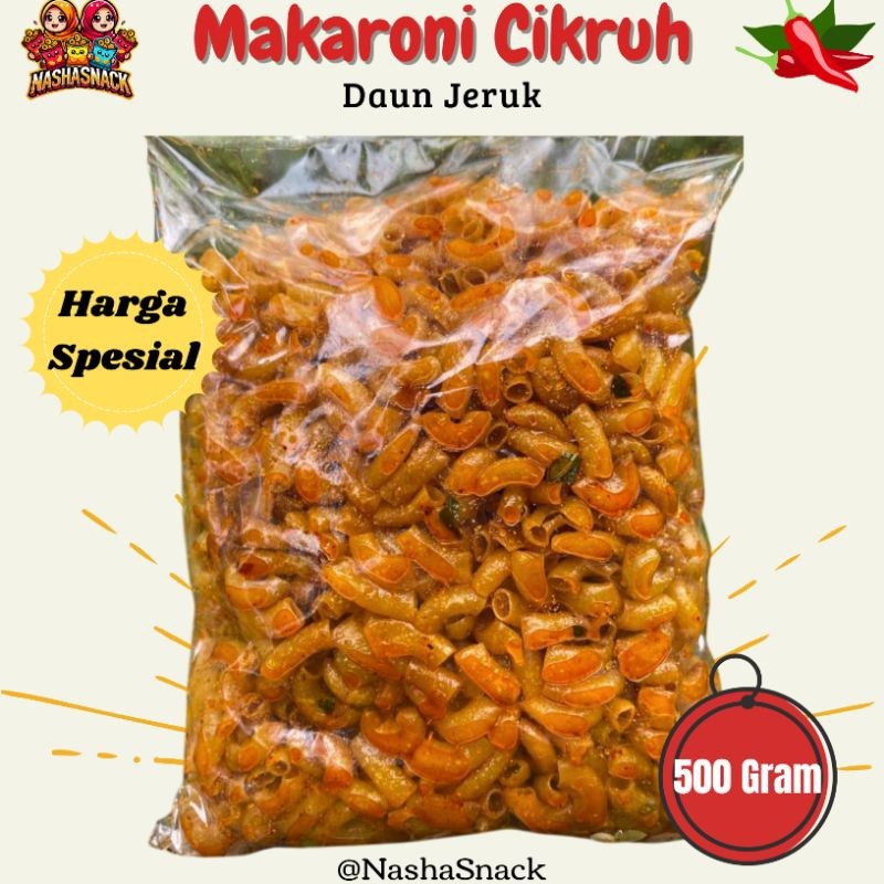 

makaroni cikruh pedas daun jeruk chili oil 500 gram